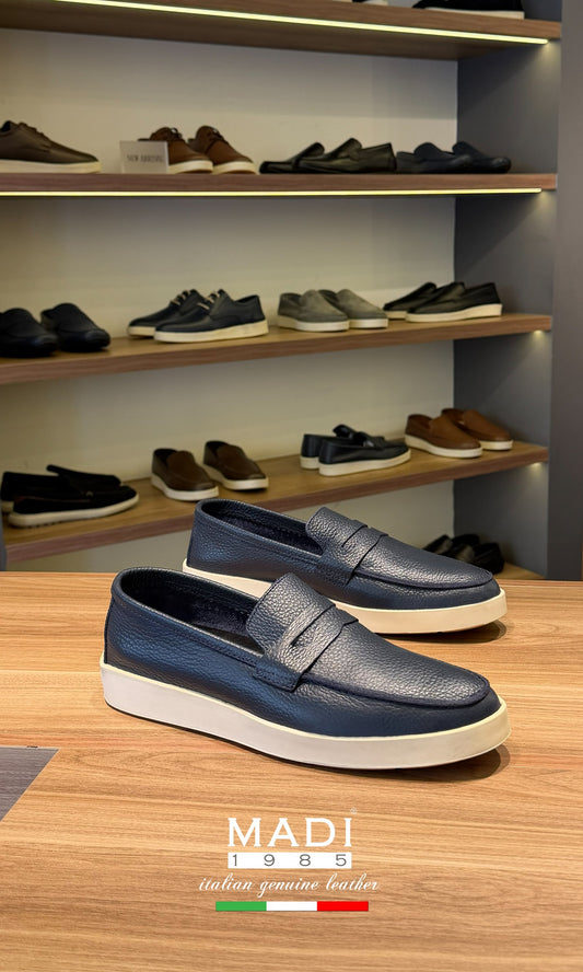 Italiano 6627 Navy leather
