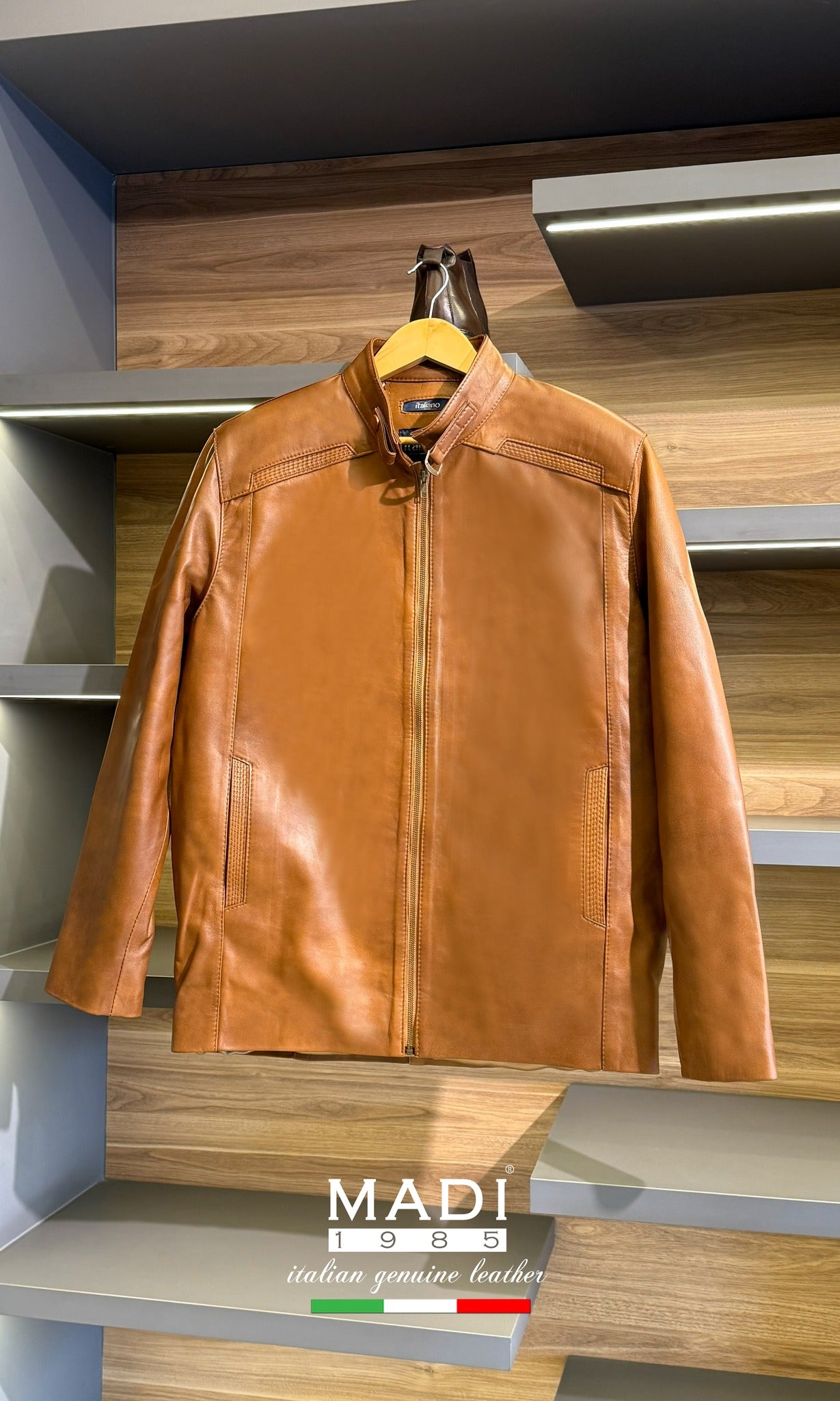 Genuine Leather Plain Camel