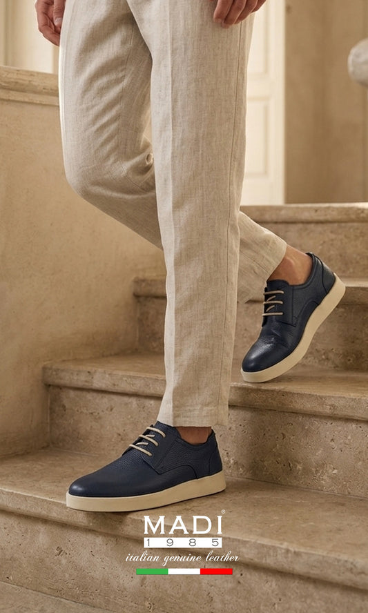 Italiano 6625 Navy leather