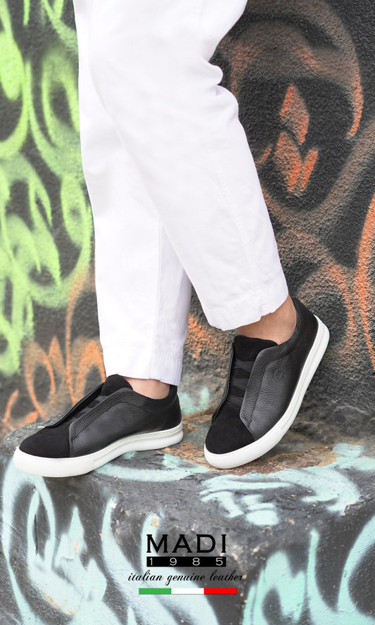 Italiano Z Black Leather